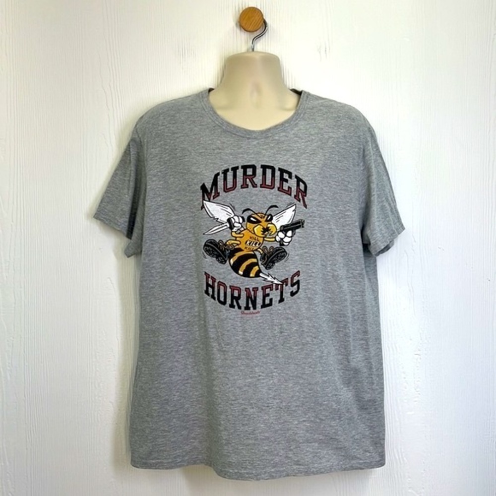 Chowdaheadz - Murder Hornets Unofficial Mascot Of The Worst Year Yet T Shirt XL - Picture 2 of 10